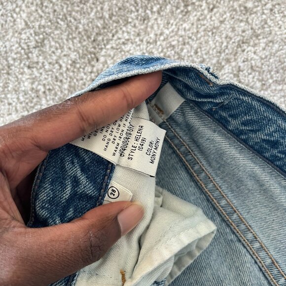 GRLFRND Denim Jeans with Butterfly and Floral Embroidery - Picture 3 of 5